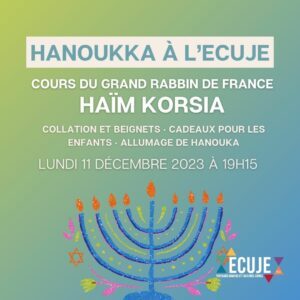 Hanouka avec Haïm Korsia