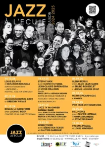 Affiche de la saison Jazz à l'ECUJE 2024 2025