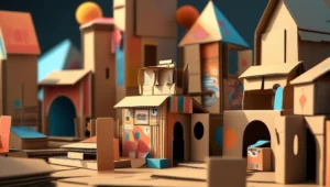 Le Petit Monde en carton