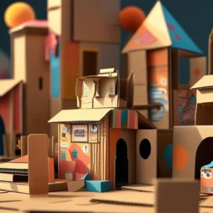 Le Petit Monde en carton