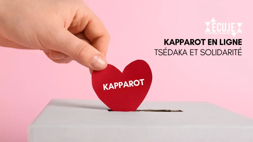 Kapparot en ligne avec l'ECUJE
