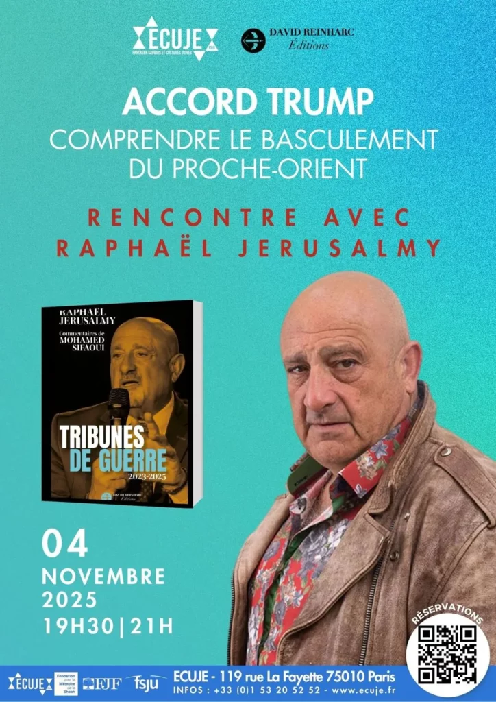 Conférence Jerusalmy – Tribunes de guerre | ECUJE Paris