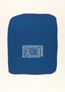 Au coeur du mystère. Lithographie de Maurice Arama. Hommage au Aleph