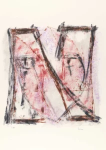 Double naissance. Lithographie de Maurice Arama. Hommage au Aleph