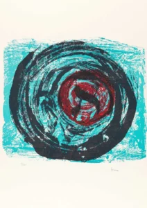 Plaidoyer. Lithographie de Maurice Arama. Hommage au Aleph