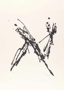 Aleph, la vérité. Lithographie de Maurice Arama. Hommage au Aleph