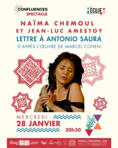 Affiche Lettre à Antonio Saura