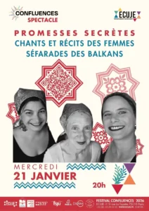 Promesses secrètes : chants et récits des femmes séfarades des Balkans - Festival Confluences