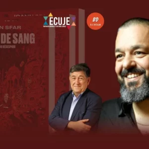 Terre de sang : Joann Sfar dessine en live avec ses musiciens. Une rencontre BD à l'ECUJE animée par Haïm Musicant