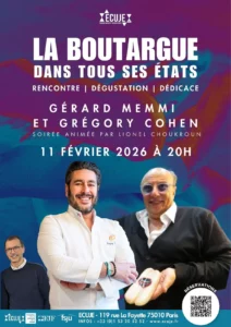 La boutargue dans tous ses états ! Rencontre avec Gérard Memmi et Grégory Cohen à l'ECUJE, animée par Lionel Choukroun