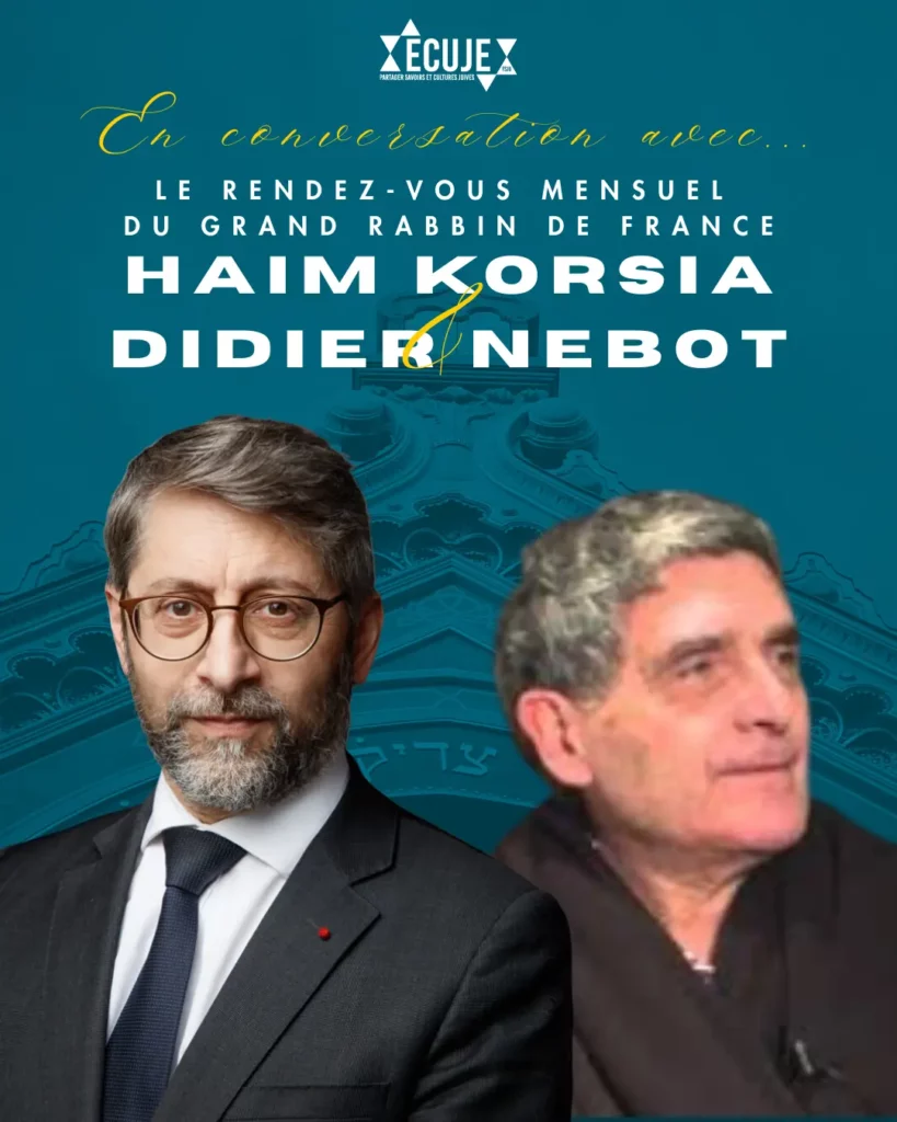 En conversation avec Haim Korsia avec Didier Nebot
