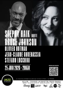 Stephy Haïk Quartet Bruce Johnson à l'ECUJE
