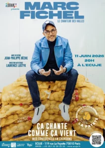 Ça chante comme ça vient, le seul en scène musical de Marc Fichel à l'ECUJE