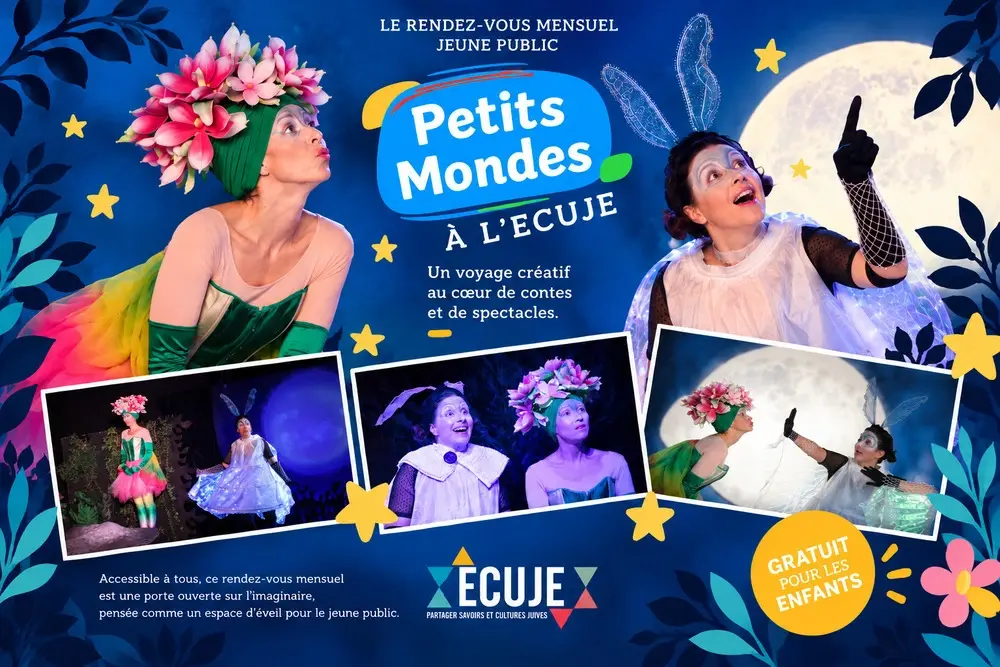 Affiche Rencontre dun papillon et dune fleur