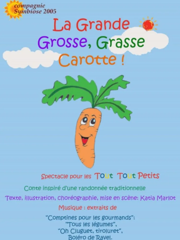 Affiche la grande grosse grasse carotte