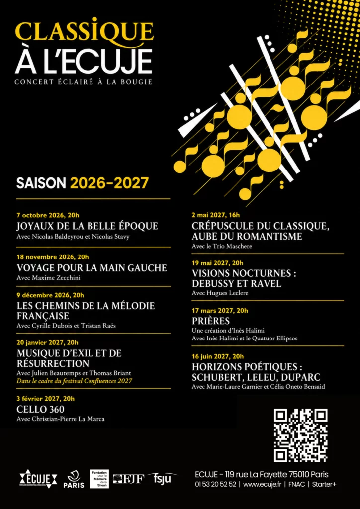 Affiche Classique à lECUJE saison 2026 2027