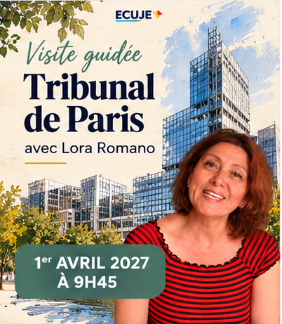 Visite du Tribunal de Paris avec Lora Romano ECUJE Visite du Tribunal de Paris avec Lora Romano