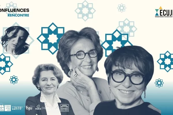 Rencontre littéraire avec Brigitte Benkemoun et Annie Fitoussi autour de l’exil, de la mémoire et de l’héritage méditerranéen. Lundi 19 janvier 2026 à l’ECUJE, dans le cadre de Confluences 2026