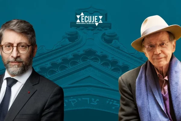 Daniel Sibony en conversation avec Haim Korsia à l'ECUJE