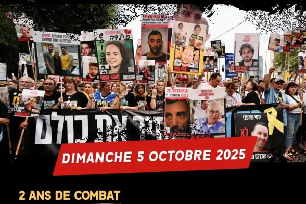Marche des familles des otages – Dimanche 5 octobre, Paris